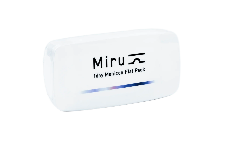 Однодневные контактные линзы в плоской упаковке MIRU 1 day Flat Pack