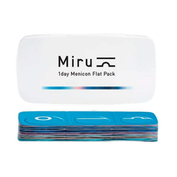 Однодневные контактные линзы в плоской упаковке MIRU 1 day Flat Pack