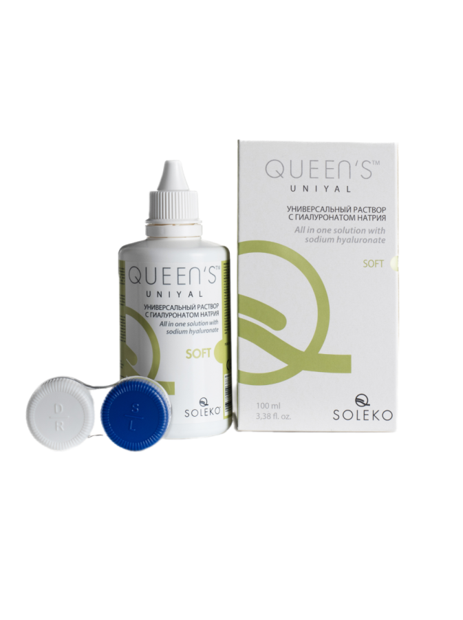 Раствор для контактных линз QUEEN'S UNIYAL 100 мл