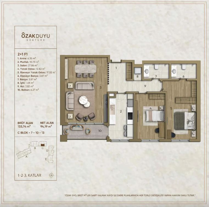 Апартаменты в новом жилом комплексе