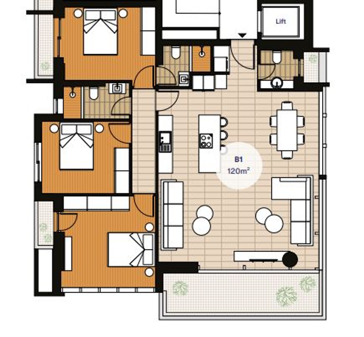 Апартаменты в Glyfada Calliste