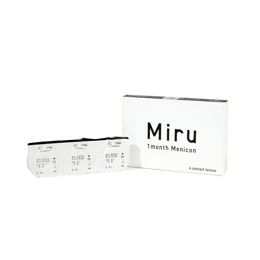 Силикон-гидрогелевые линзы на месяц MIRU 1 MONTH MENICON